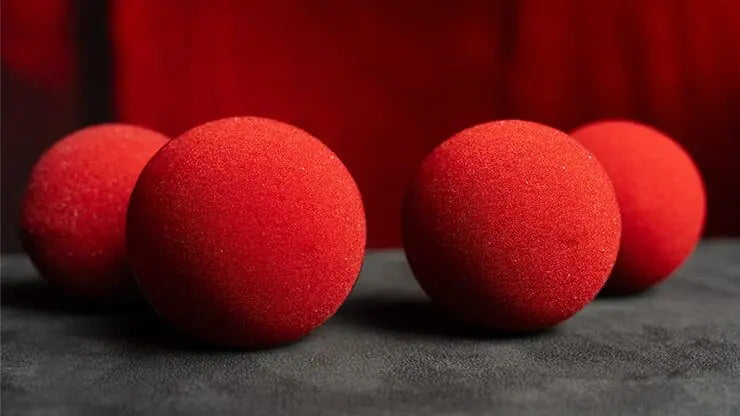 Magic Sponge Balls 4PK RED 2″ by Murphy’s Magic