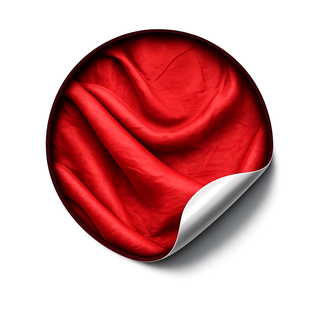 Silk to Egg Stickers (RED) Pack of 70