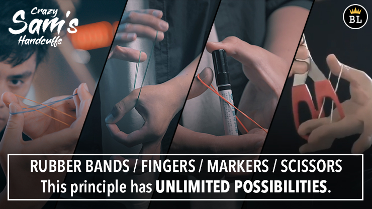 Crazy Sam's Handcuffs by Sam Huang - DOWNLOAD