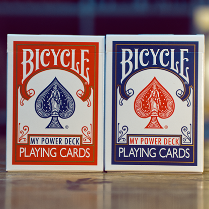 My Power Deck + by Jordan Victoria marked bicycle cards with stripper deck feature.