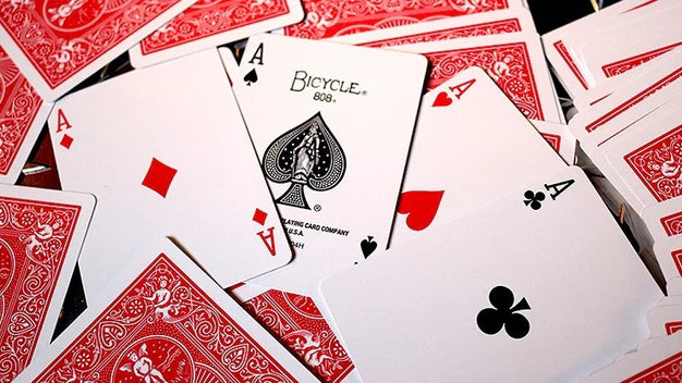 Bicycle Playing Cards RED - Regular Poker Size Deck