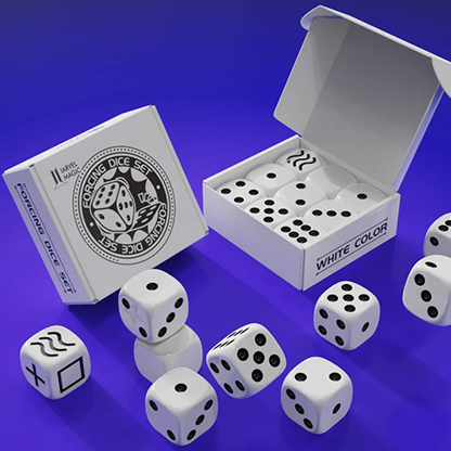 Forcing Dice Set by IARVEL Magic (White)