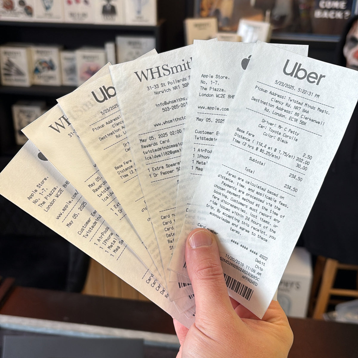 Flash Receipts by LAB7