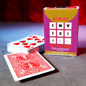 Invisible Deck Bicycle (Red)