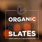Promotional graphic for 'Organic Spirit Slates' featuring the product's name and an silhouette of a person holding keys, indicating the item is related to magic or illusionistry.