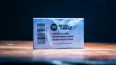 Invisible Thread Stripped (50 Feet) by Murphys Magic Supplies