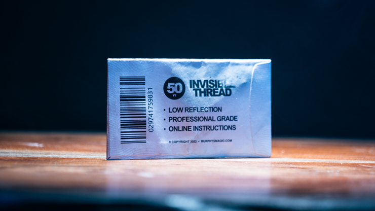 Invisible Thread Stripped (50 Feet) by Murphys Magic Supplies