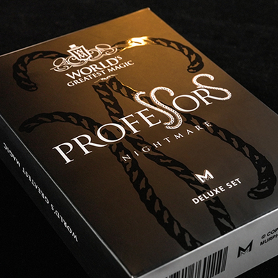 The product image shows the packaging of 'WGM PROFESSORS NIGHTMARE' by Murphy's Magic, featuring a box with ropes design, indicating a magic trick or performance prop.