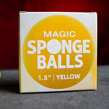 Magic Sponge Balls 4PK YELLOW 1.5" by Murphy's Magic