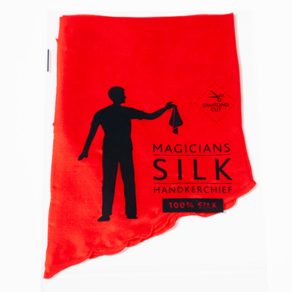 PRO SILK DIAMOND CUT RED 18" by Murphy's Magic