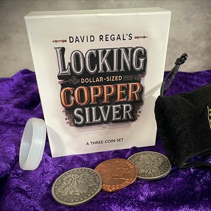David Regal's Locking DOLLAR-SIZED Copper Silver