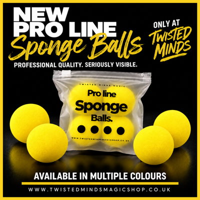 Pro Line Sponge Balls 2" by Twisted Minds (Yellow)