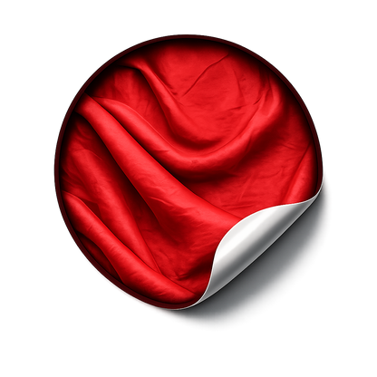 Silk to Egg Stickers (RED) Pack of 70