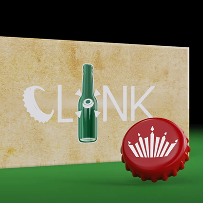 The Clink (Cap in Bottle) by Iarvel Magic and Wonder House (Budweiser)