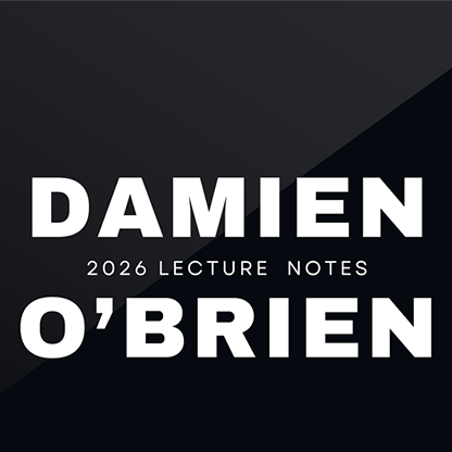 Damien's 2026 Lecture Notes eBook - DOWNLOAD