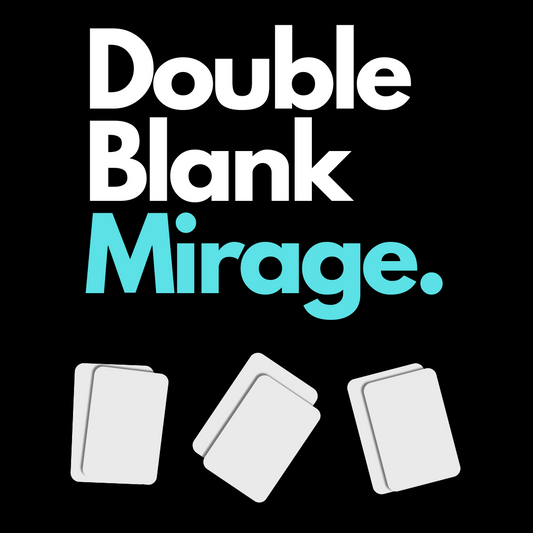 Double Blank Mirage Deck By Twisted Minds Magic. Double Blank Forcing Decks for Magic and Mentalism.