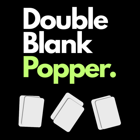 Double Blank Pop Eye Popper Deck by Twisted Minds Magic. Double Blank Forcing Decks for Magic and Mentalism.