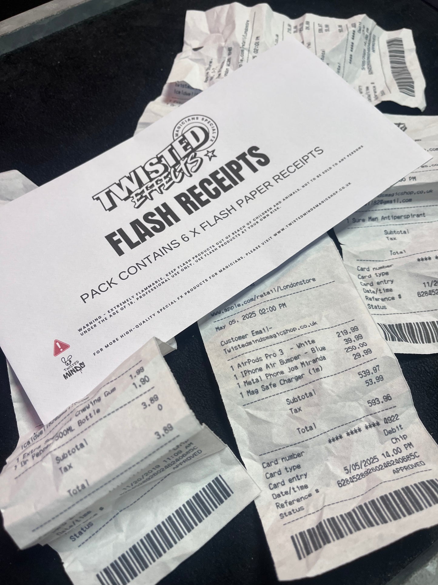 Flash Receipts - 6 Pack