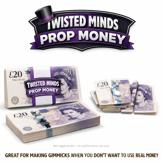 Plastic Prop Money (£20 Notes 10 Pack)