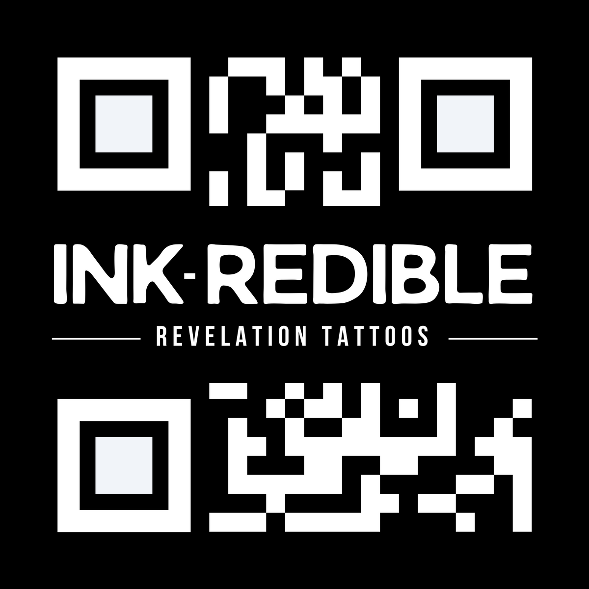 Inkredible revelation tattoos QR code magic tattoo reveal