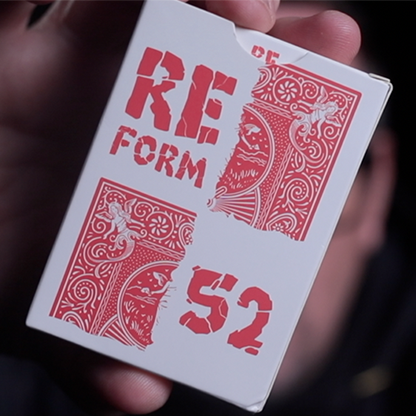 Reform 52 by Matthew Wright — the easiest, most visual torn‑and‑restored signed card trick. Includes 52 gaffs. Fast UK shipping. Order now.