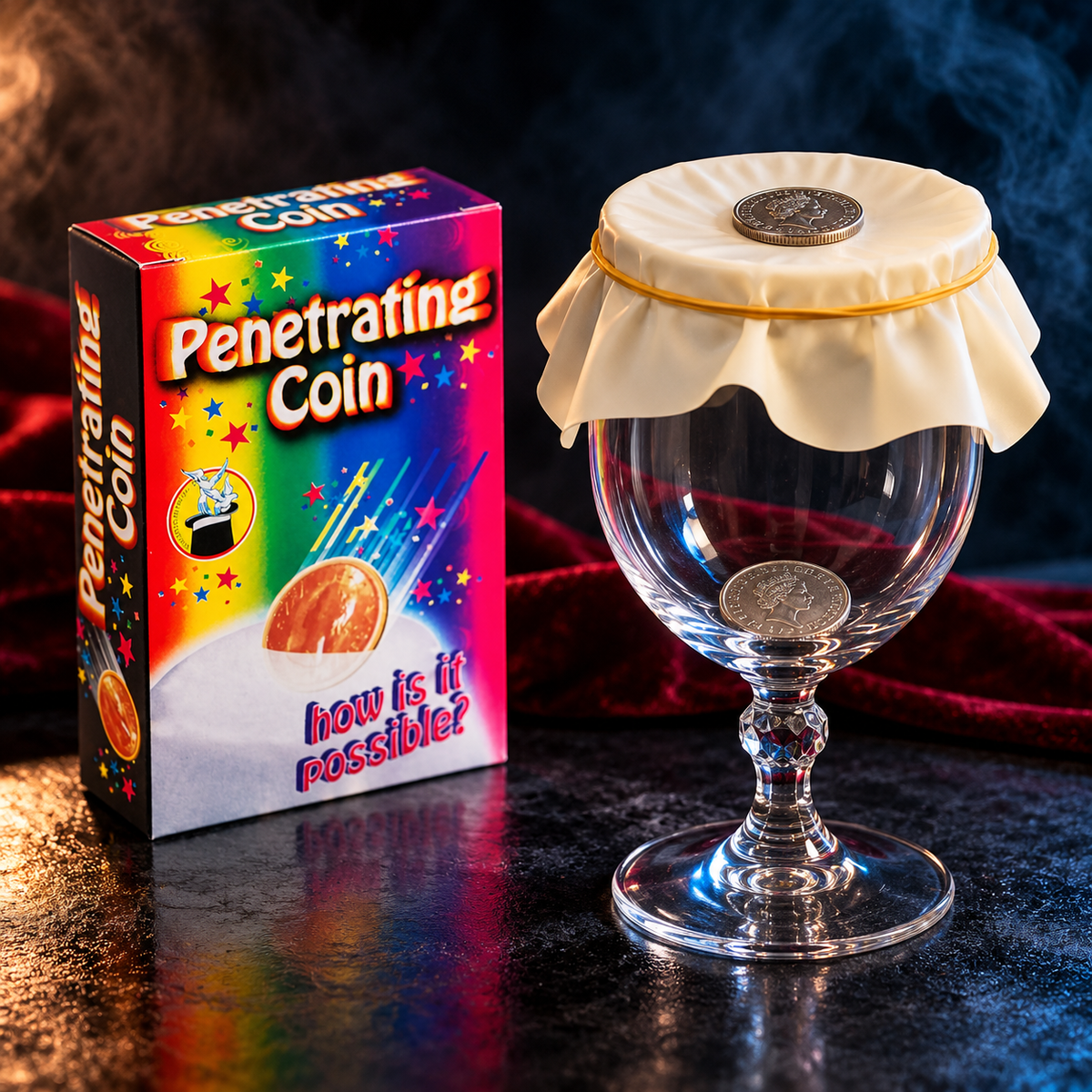 Penetrating Coin by Difatta Magic