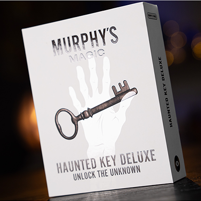 Box for 'Murphy's Magic Haunted Key Deluxe' with a key illustration on a dark background