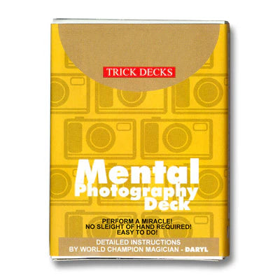 Mental Photo Deck Bicycle (Red)