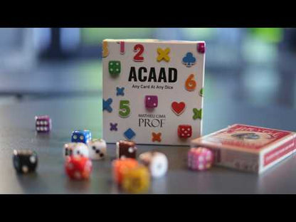 Any Card at Any Dice by Mathieu Cima (Red)