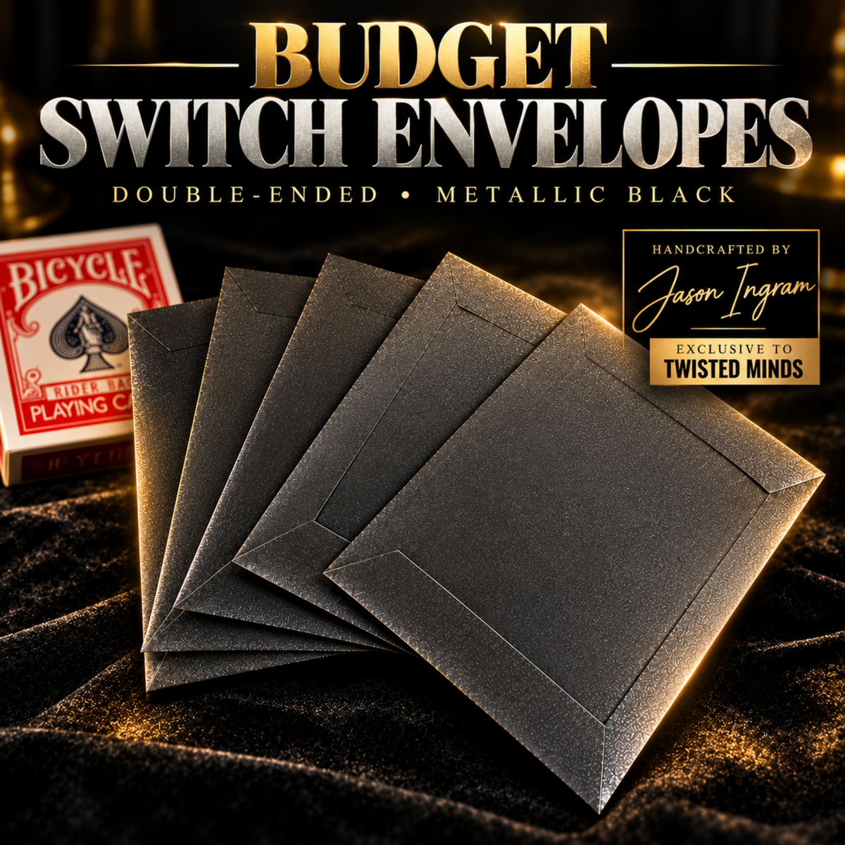 Cheap magic switch envelopes for switching billets or playing cards